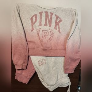 VS PINK 2 PC set pink ombre